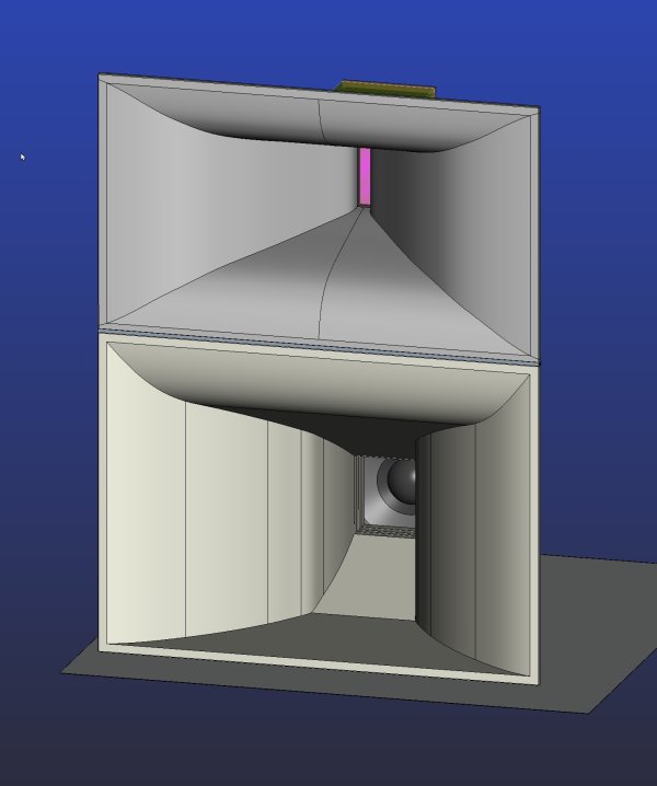 LM8K horn and midbass horn front.JPG