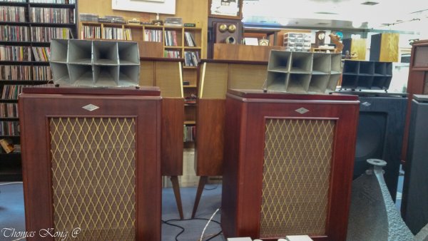 old horn speakers